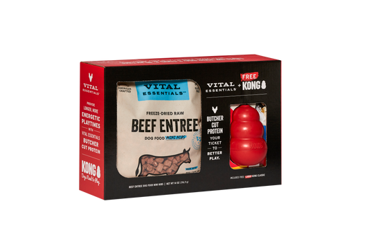 Limited-Edition Beef Mini Nibs + Free Kong