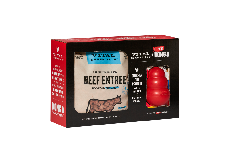 Limited-Edition Beef Mini Nibs + Free Kong