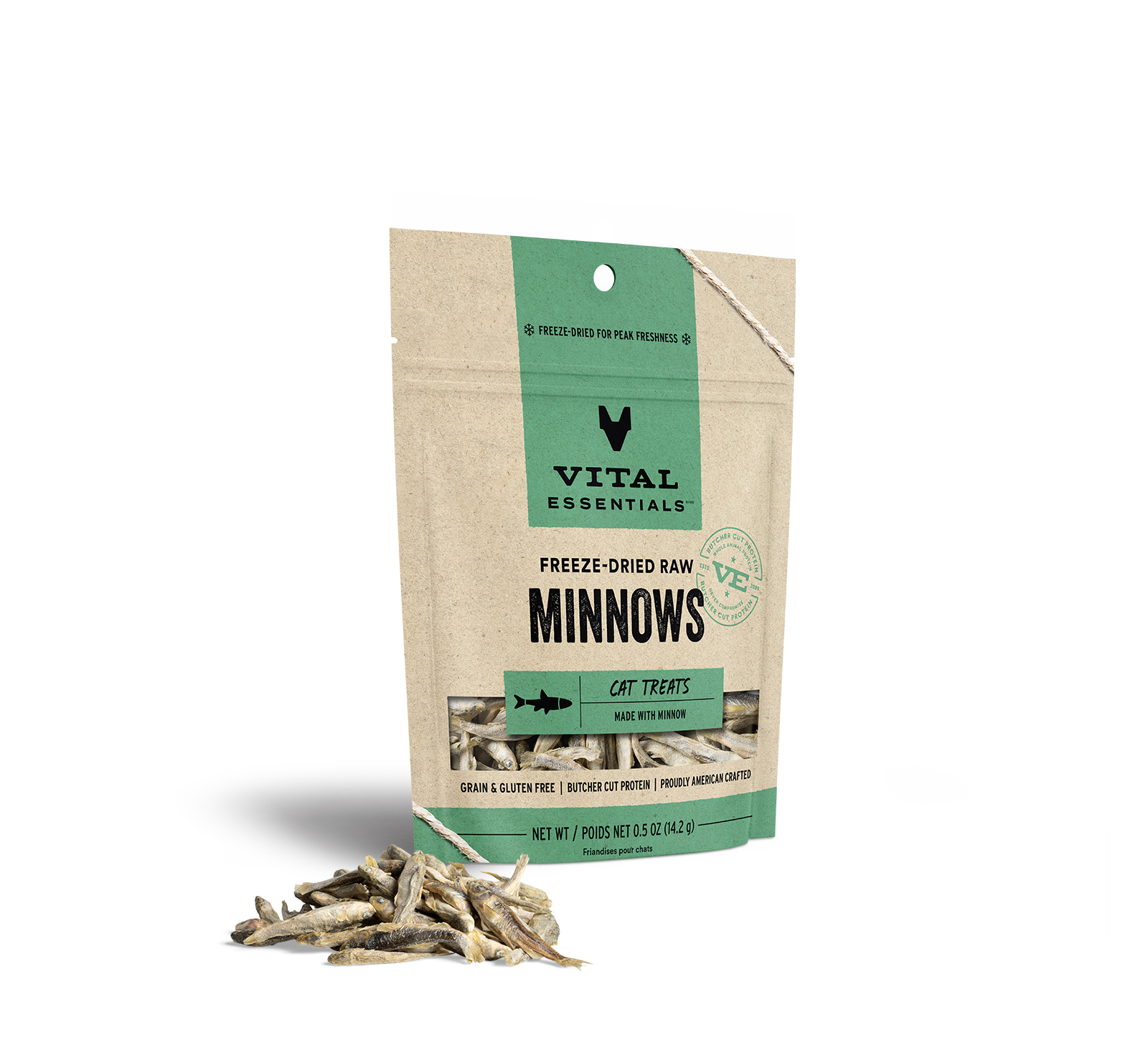 package front vital essentials®_freeze-dried raw_minnows___cat treats