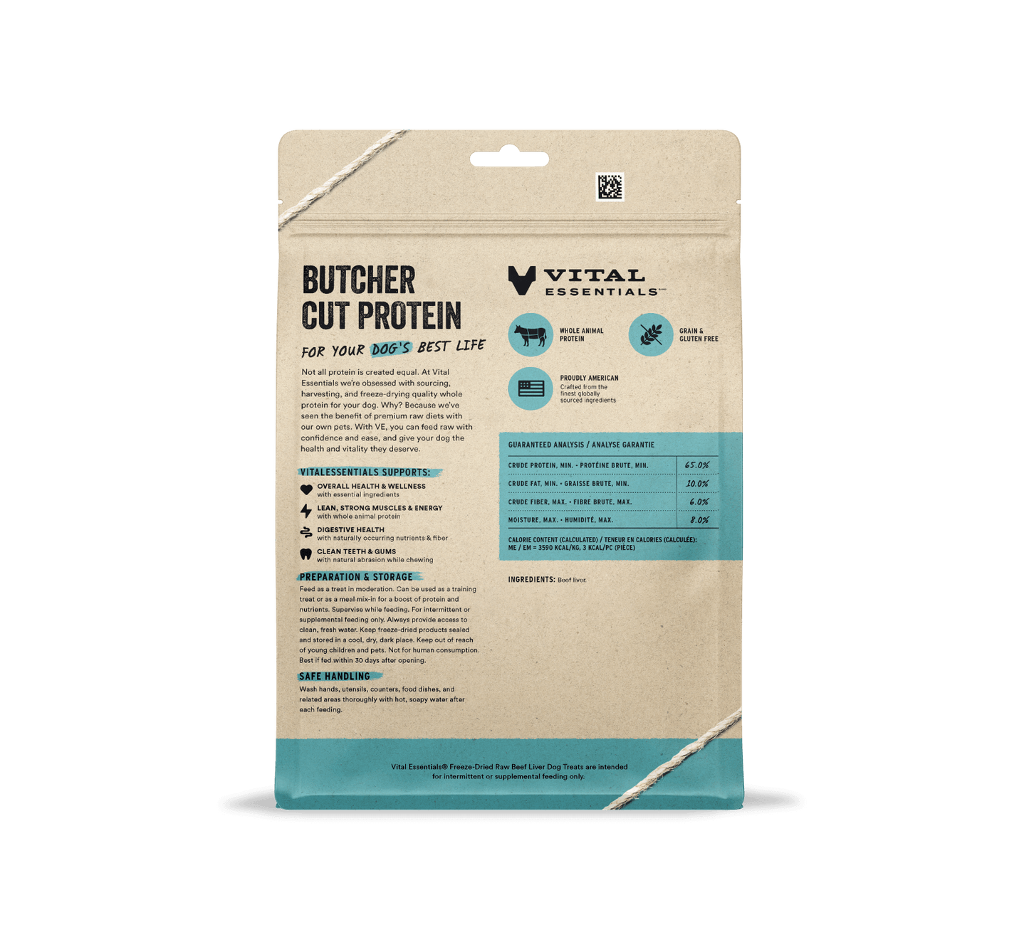 package back vital essentials®_freeze-dried raw_beef liver___dog treats