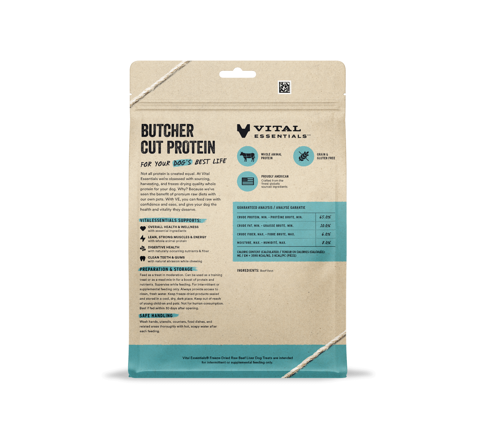 package back vital essentials®_freeze-dried raw_beef liver___dog treats