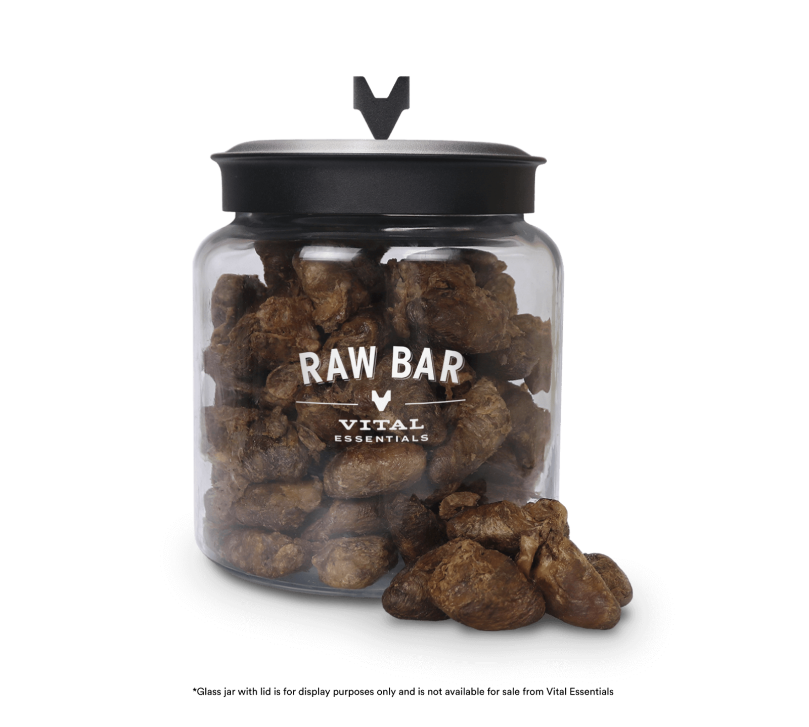 package front vital essentials®_freeze-dried raw_duck hearts___cat/dog snacks