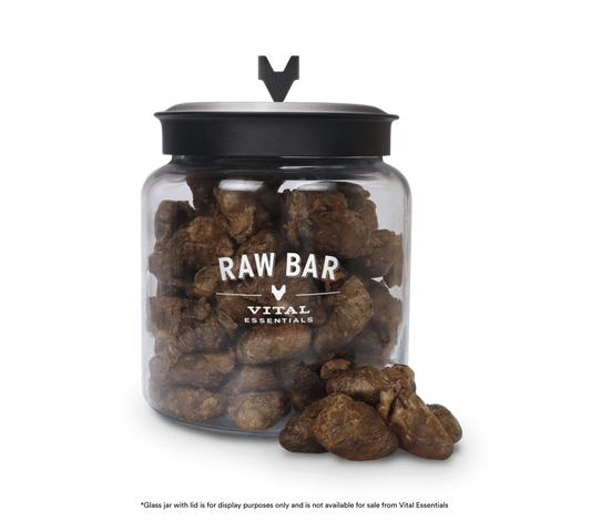 package front vital essentials®_freeze-dried raw_duck hearts___cat/dog snacks