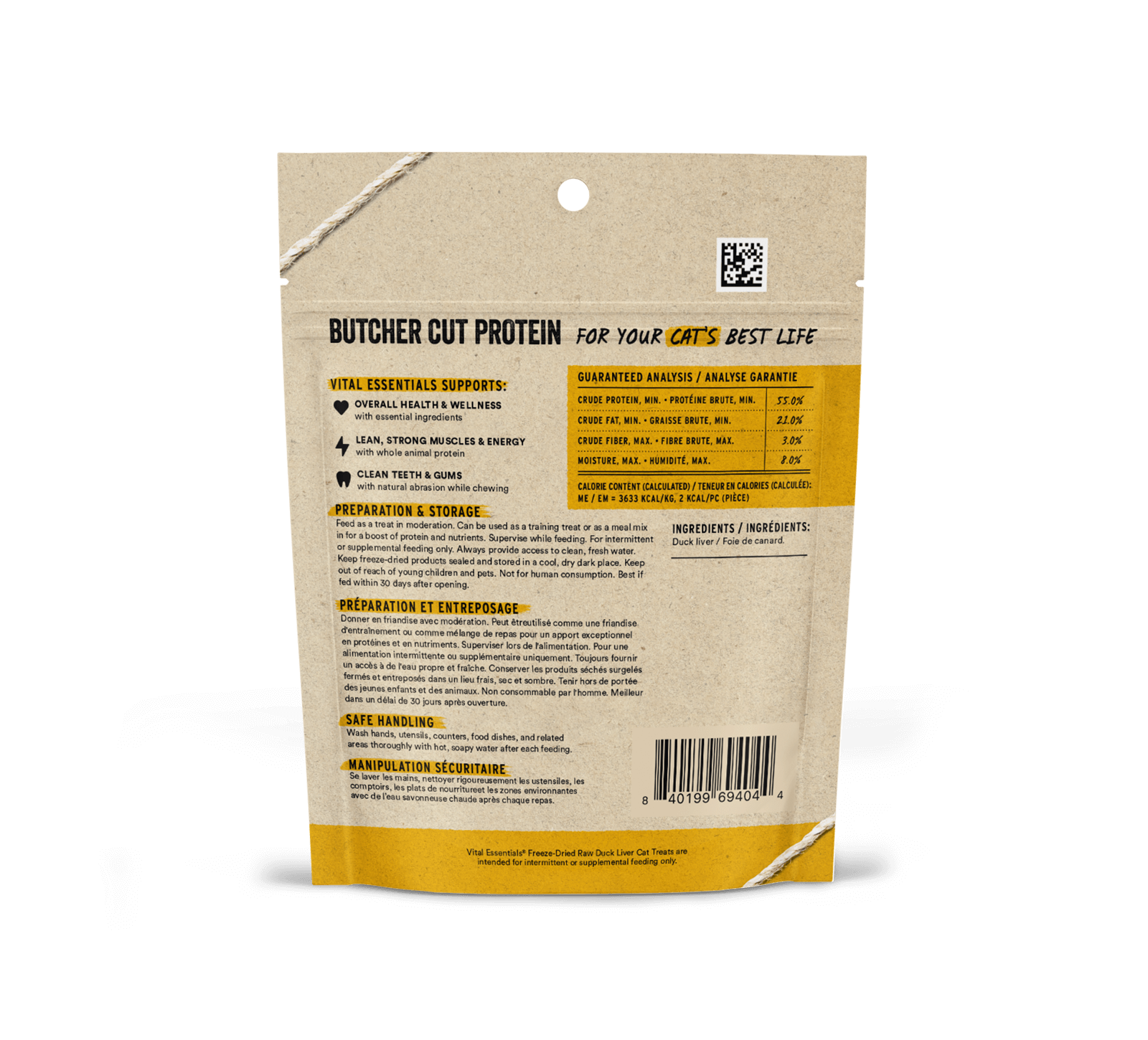 package back vital essentials®_freeze-dried raw_duck liver___cat treats