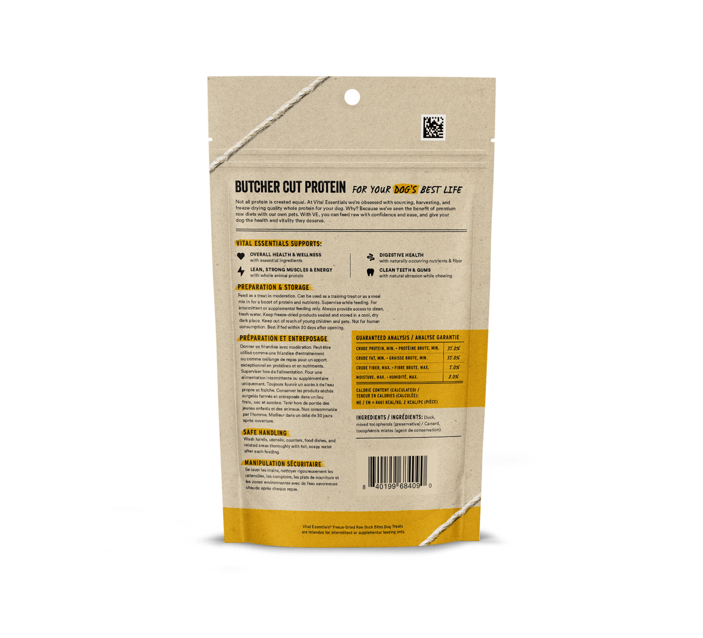 package back vital essentials®_freeze-dried raw_duck_bites__dog treats