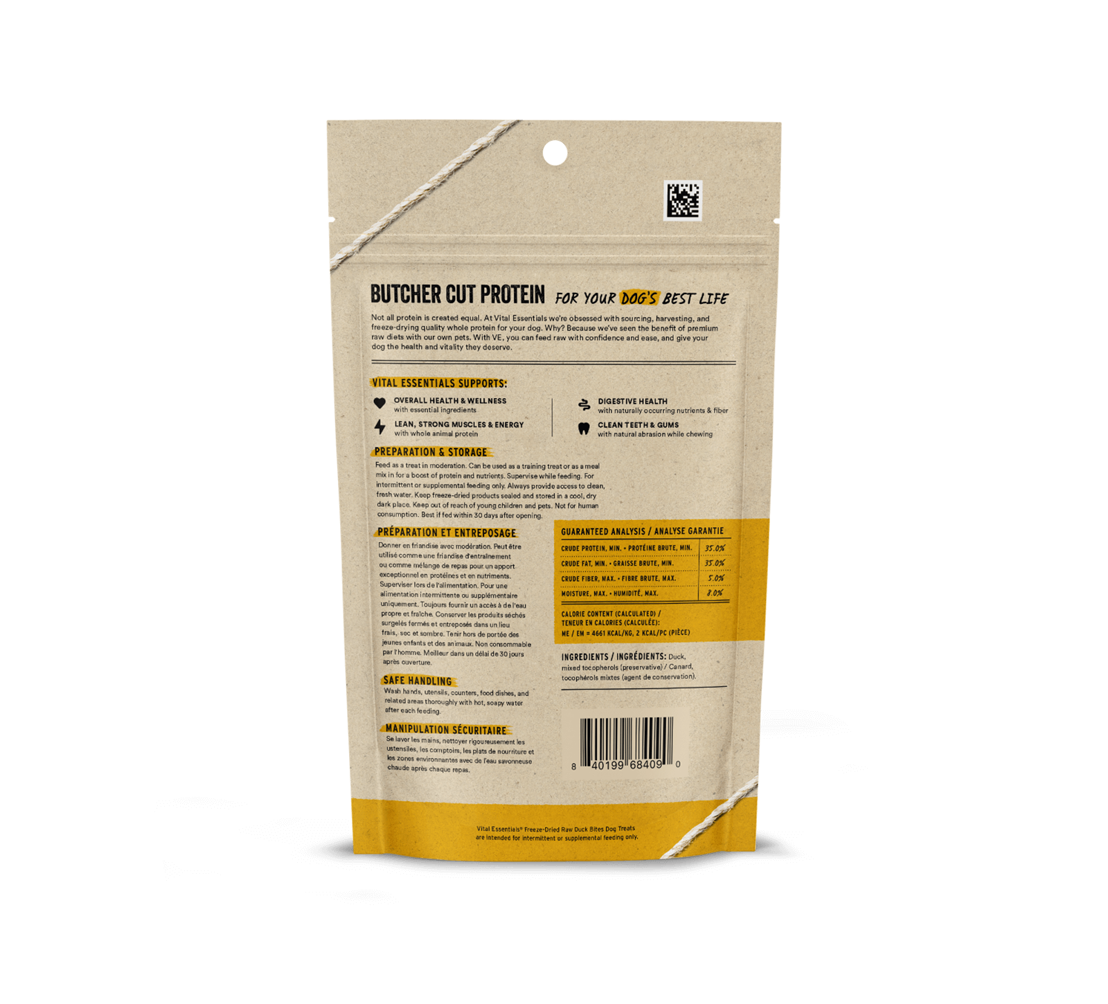 package back vital essentials®_freeze-dried raw_duck_bites__dog treats