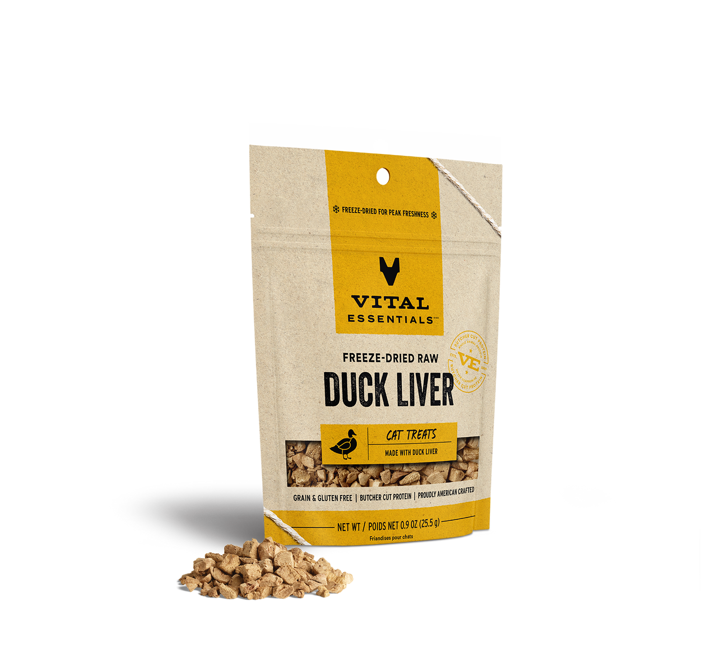 package front vital essentials®_freeze-dried raw_duck liver___cat treats