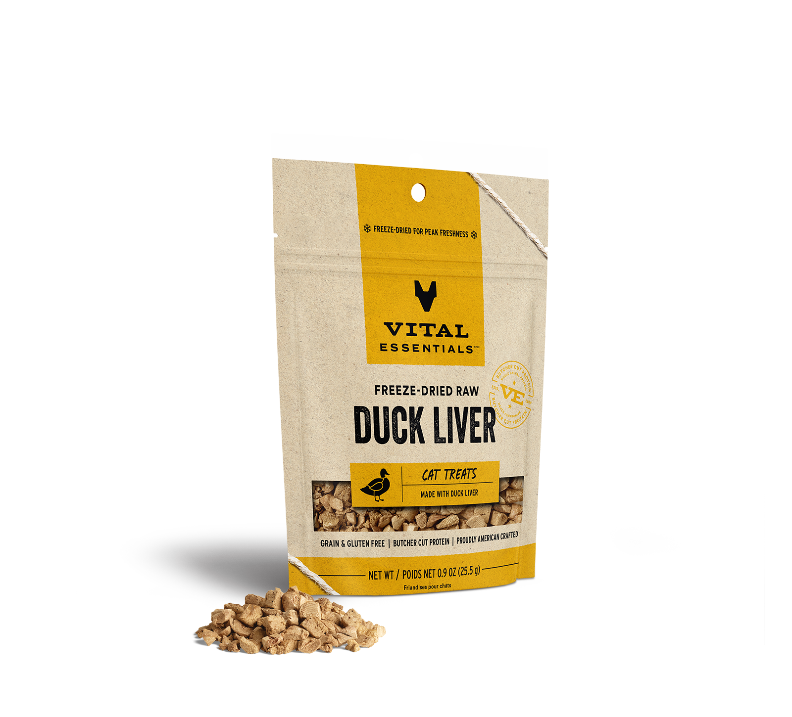 package front vital essentials®_freeze-dried raw_duck liver___cat treats