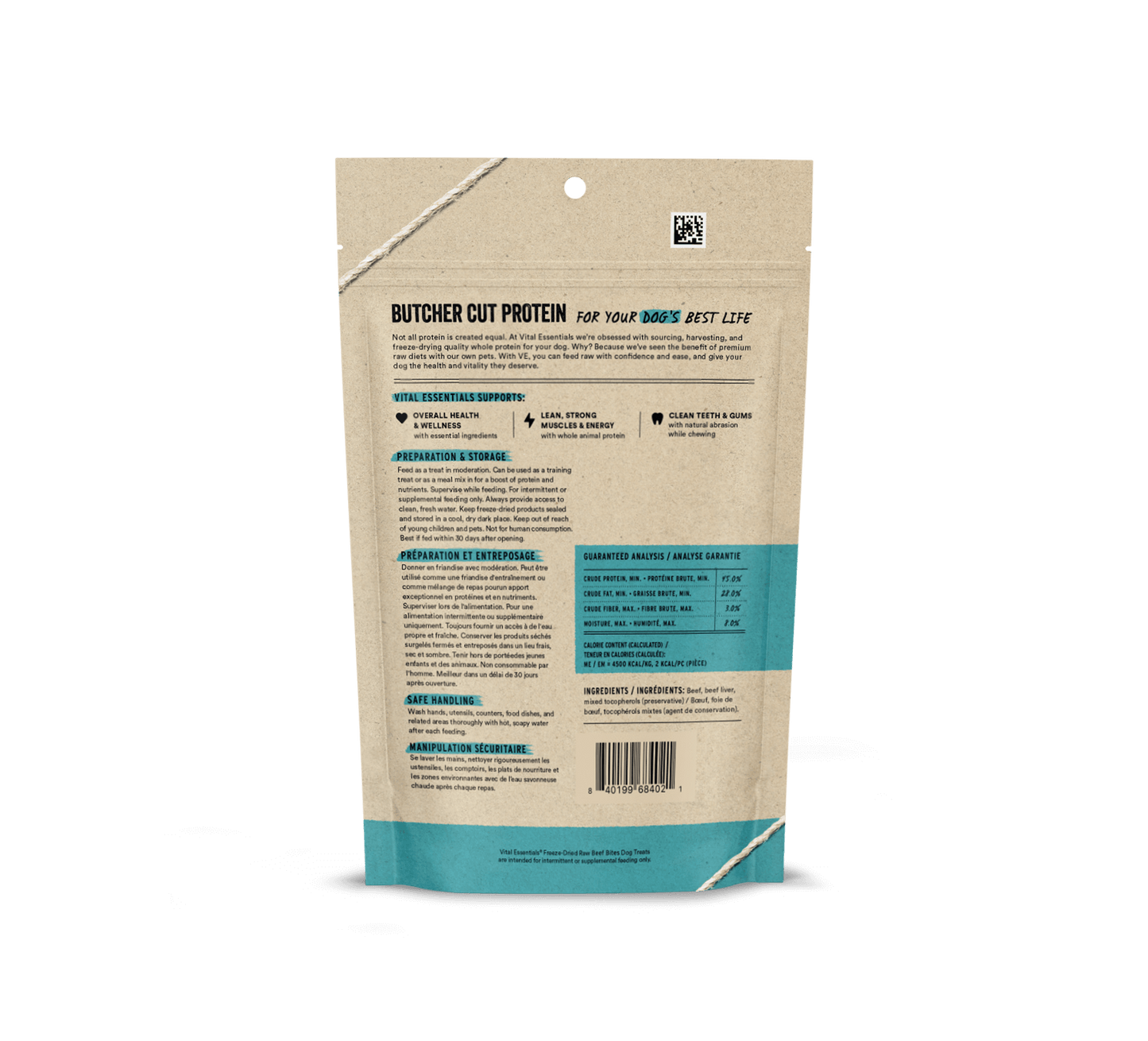 package back vital essentials®_freeze-dried raw_beef_bites__dog treats