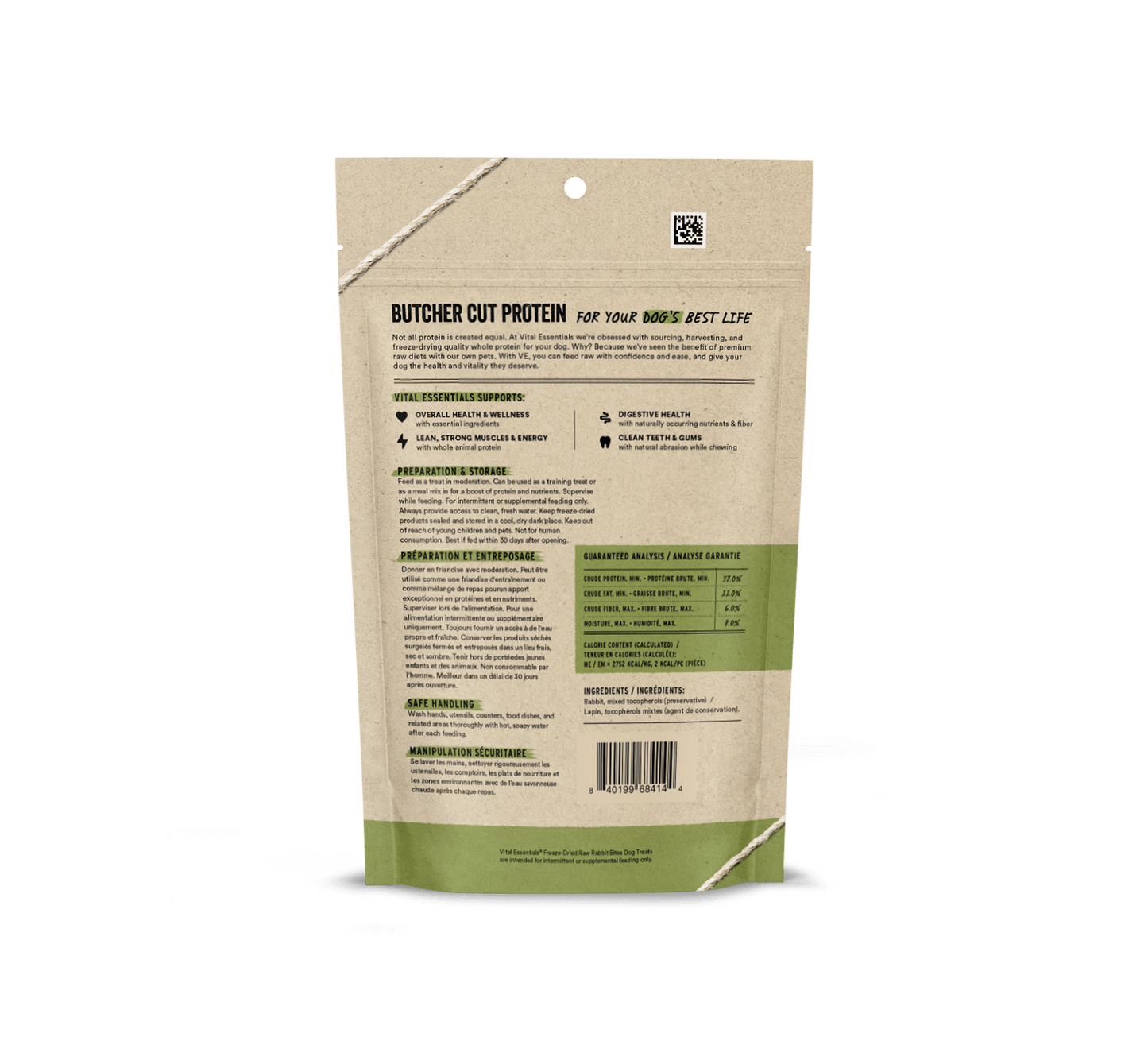 package back vital essentials®_freeze-dried raw_rabbit_bites__dog treats