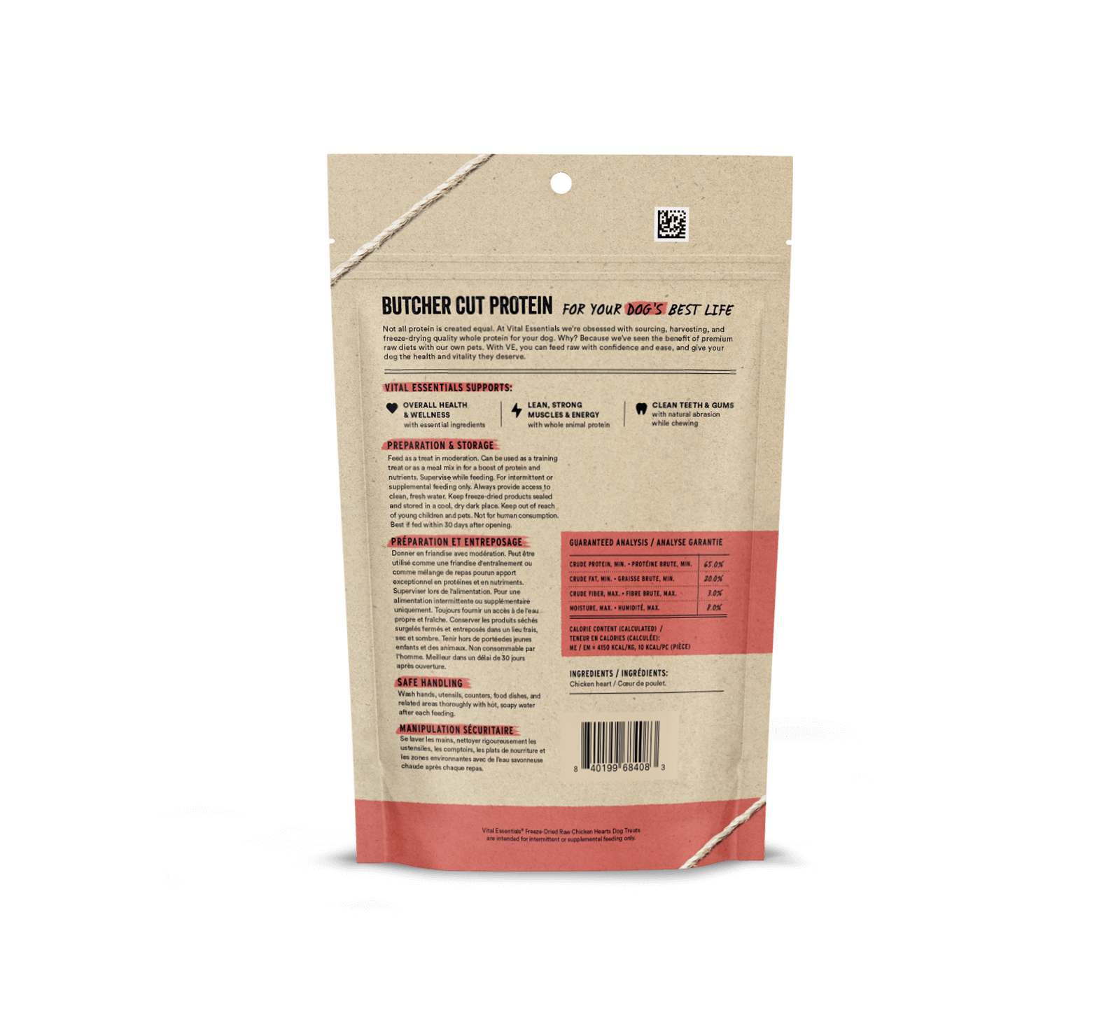 package back vital essentials®_freeze-dried raw_chicken hearts___dog treats