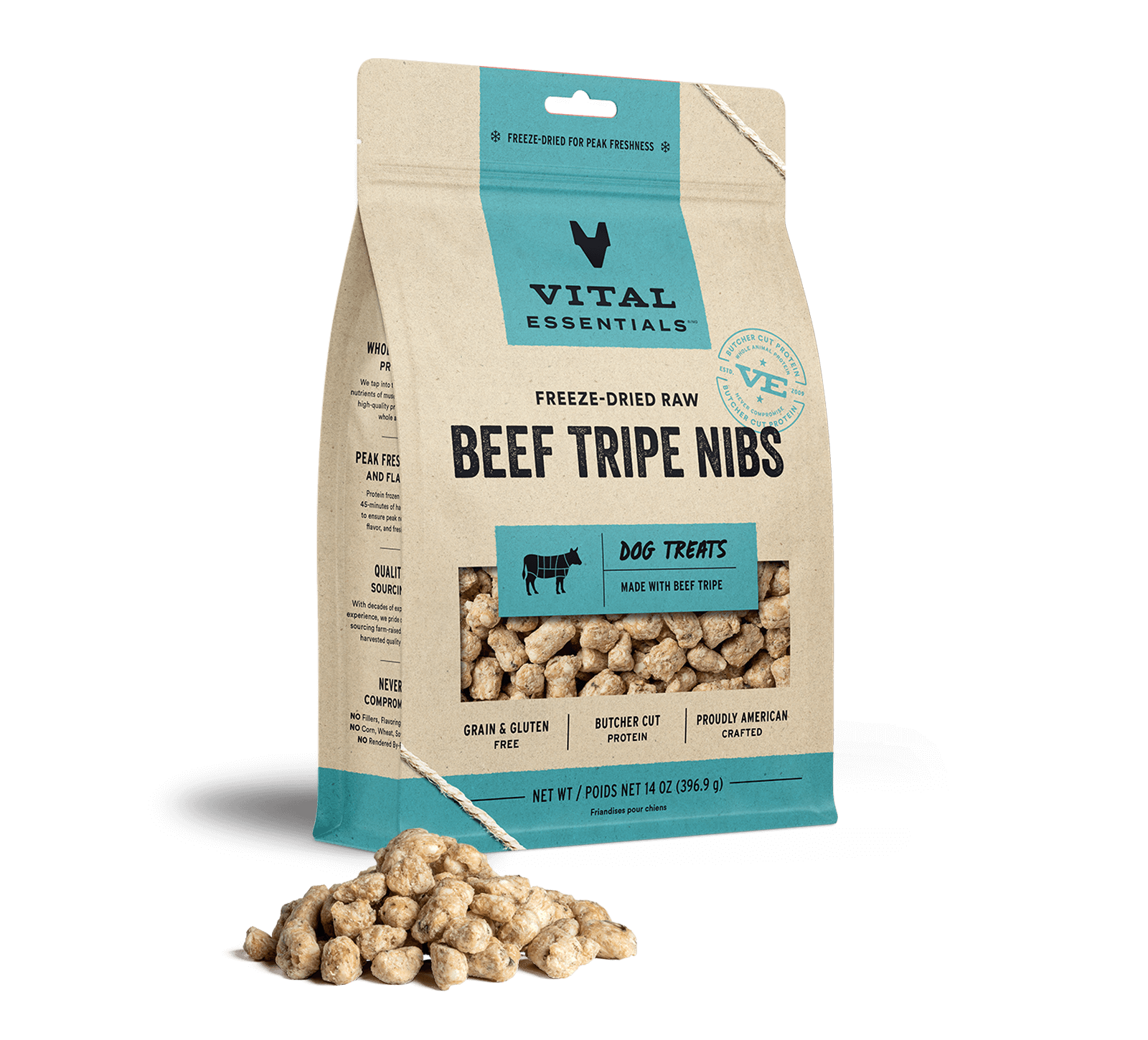 package front vital essentials®_freeze-dried raw_beef tripe___dog treats